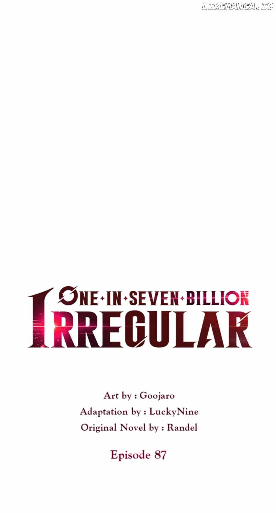 One in seven billion irregular (One-of-a-Kind Irregular) Chapter 87 8